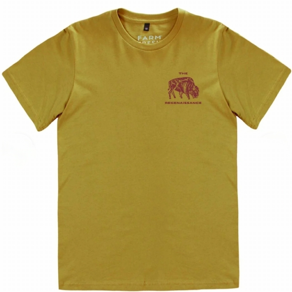 Regenaissance - Mustard Men's T-Shirt - Picture 4 of 13